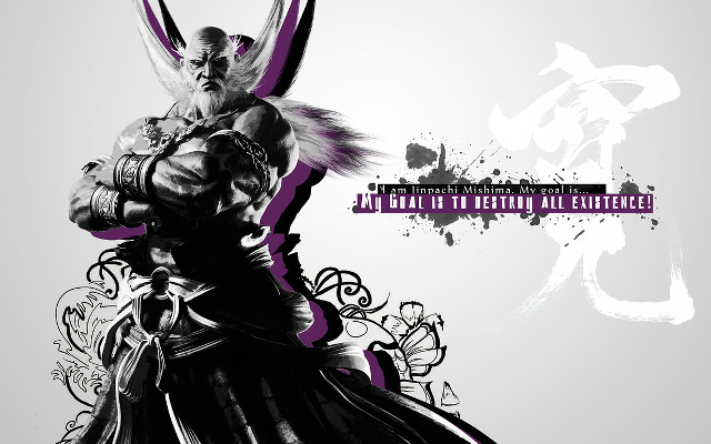 Man black dress sword purple free wallpaper for desktop - medium preview image