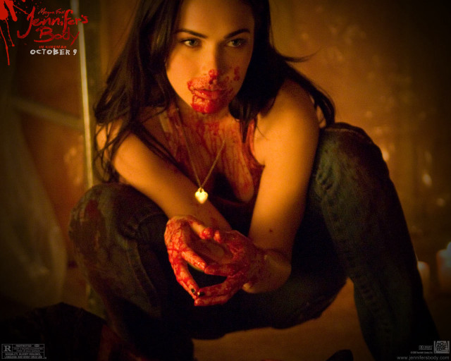 Woman blood knife floor hands free wallpaper for desktop - medium preview image