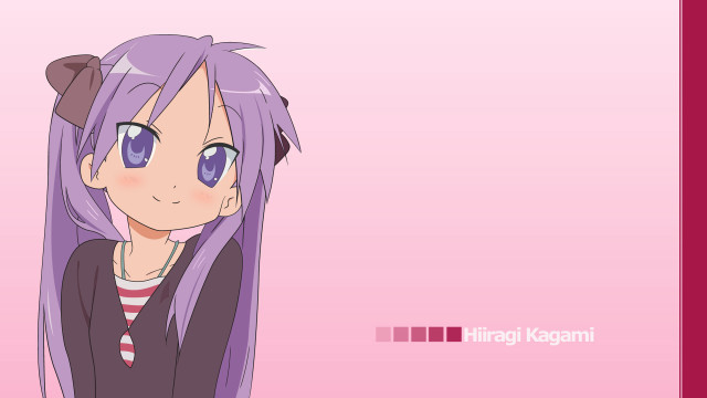 Girl purple hair cat ears free wallpaper for desktop - medium preview image