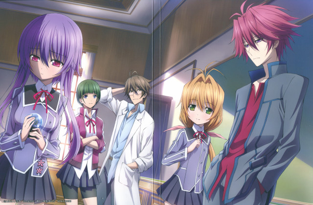 Anime characters group room cell free wallpaper for desktop - medium preview image