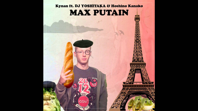 Man holding hot dog eiffel free wallpaper for desktop - medium preview image