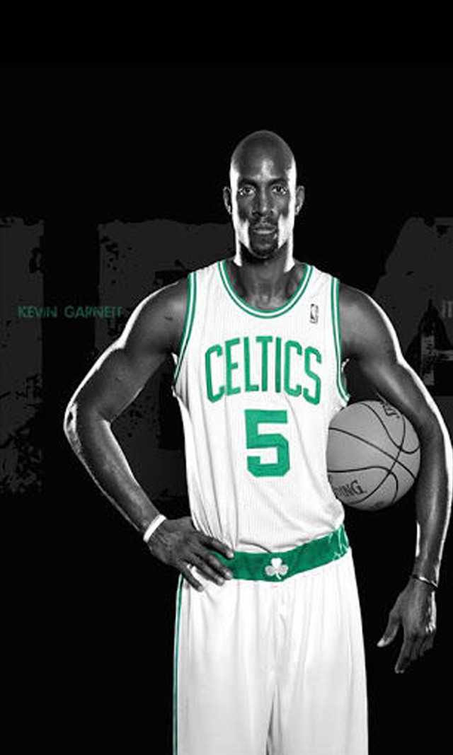 Man boston basketball uniform holding free wallpaper for mobile - medium preview image