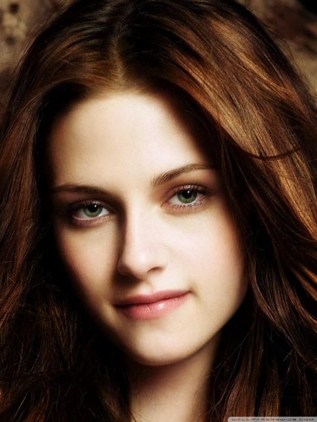 Woman long hair blue eyes #51 free wallpaper for mobile - medium preview image