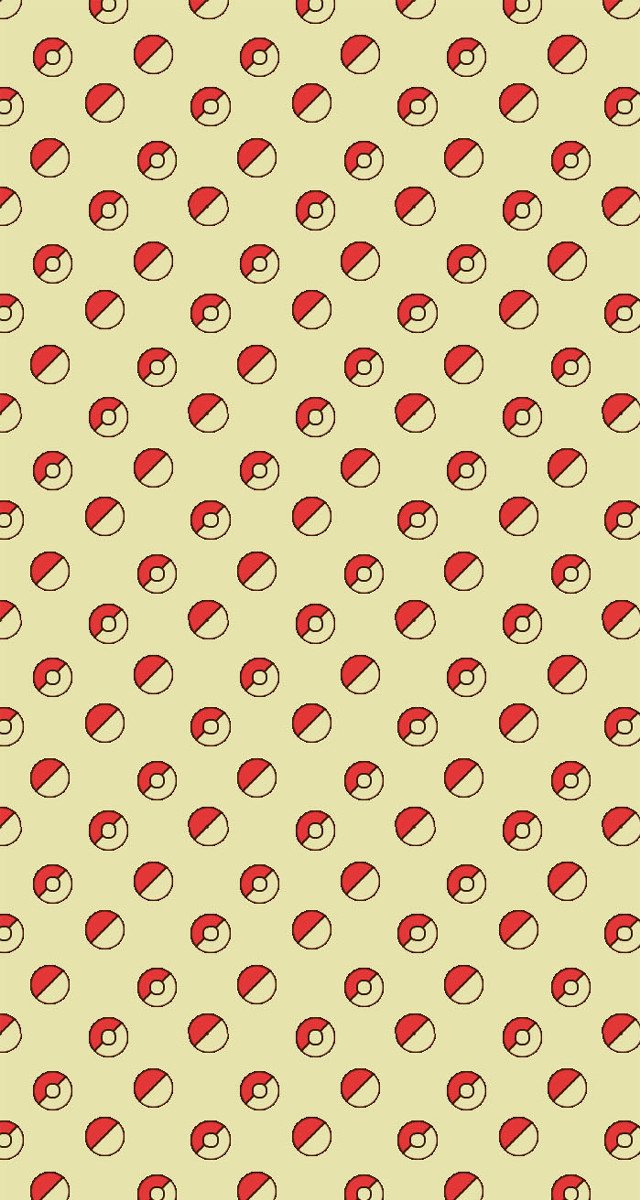 Yellow background red circles red free wallpaper for mobile - medium preview image
