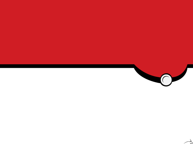 Red white bauhaus minimalist pokemon free wallpaper for desktop - medium preview image