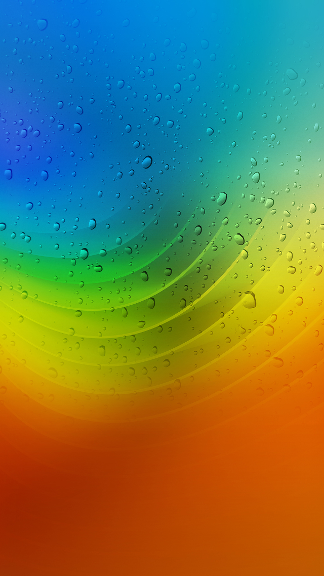 Colorful background water drops rainbow free wallpaper for mobile - medium preview image