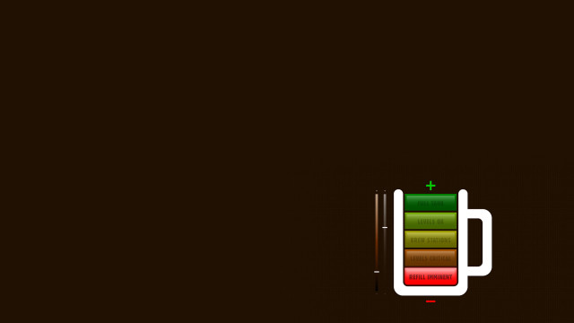 Brown mug battery abstract rendering free wallpaper for desktop - medium preview image