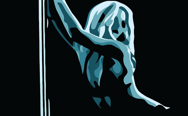 Ghost knife dark room comic free wallpaper for desktop - medium preview image