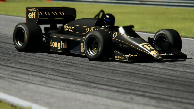 Black gold race car track free wallpaper for desktop - medium preview image