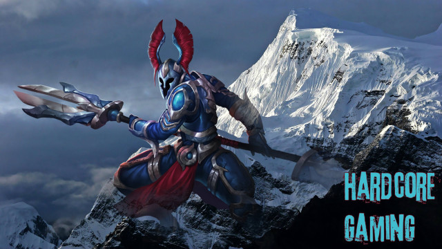 Man armor sword mountain background free wallpaper for desktop - medium preview image
