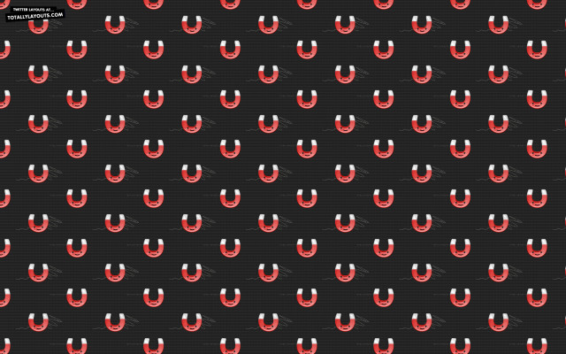 Black background red circles white free wallpaper for desktop - medium preview image