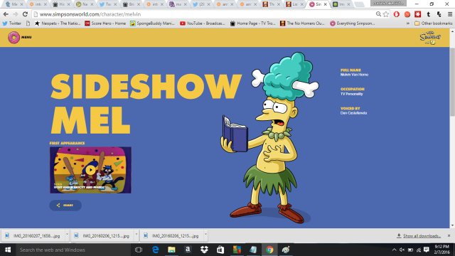 Cartoon character holding book website free wallpaper for desktop - medium preview image