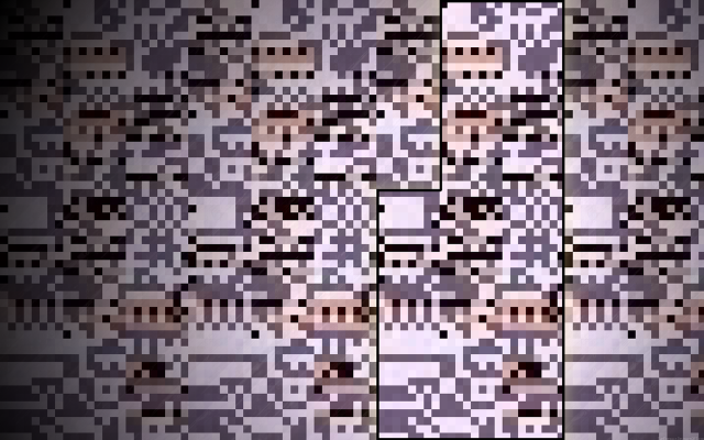 Grey white squares dots pattern free wallpaper for desktop - medium preview image