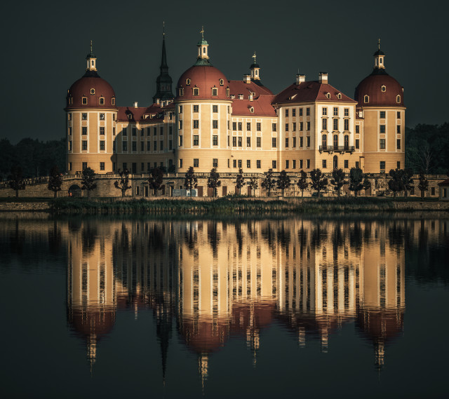 Large building red roof clock free wallpaper for tablet - medium preview image