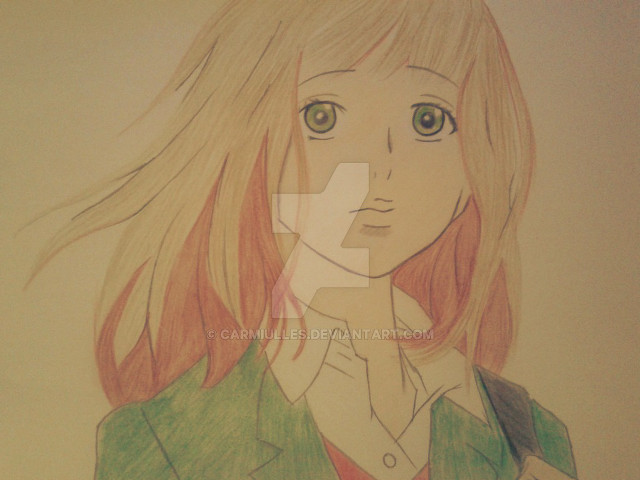 Girl long hair green jacket #2 free wallpaper for desktop - medium preview image