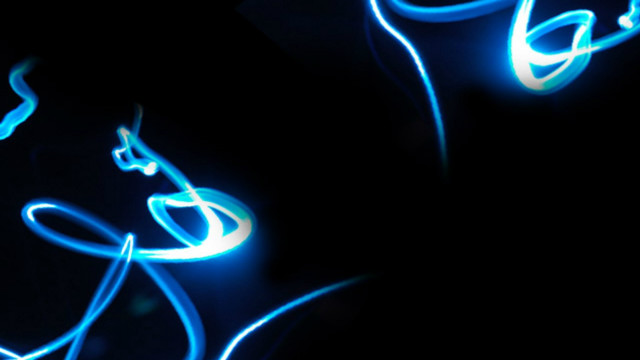 Blue light black background shining free wallpaper for desktop - medium preview image