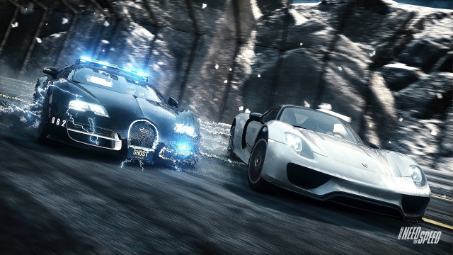 Two cars road speed planet free wallpaper for desktop - medium preview image