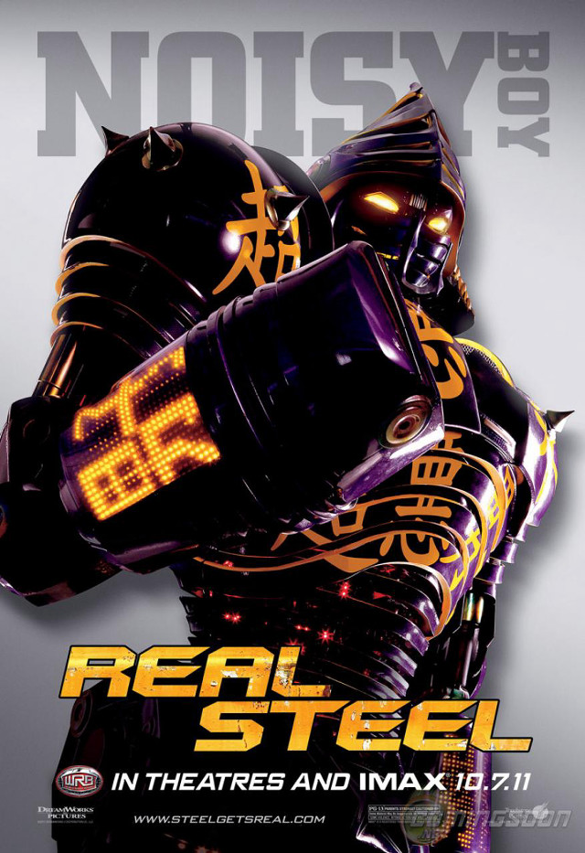 Real steel movie poster man free wallpaper for mobile - medium preview image