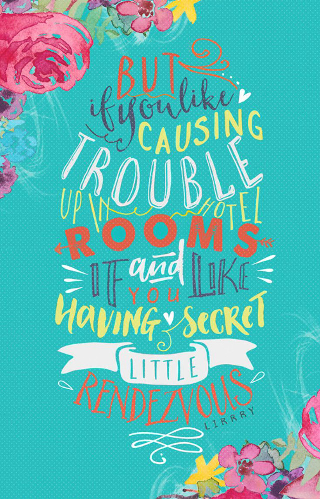 Quote blue background flowers inspiration free wallpaper for mobile - medium preview image