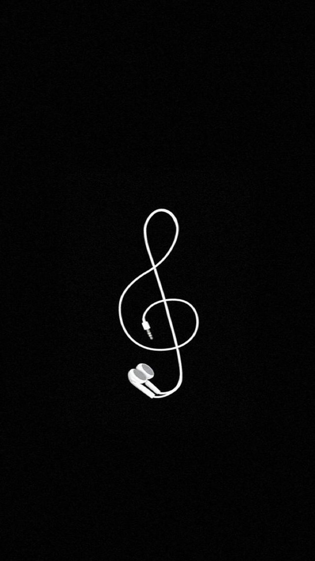 White treble black background middle free wallpaper for mobile - medium preview image