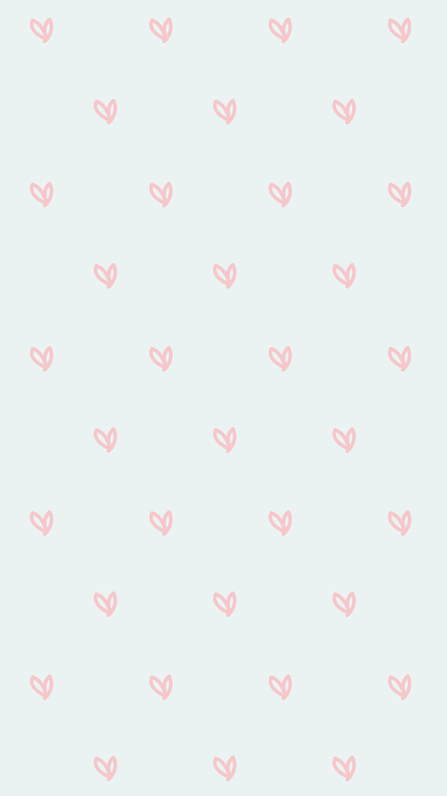 White wall heart pattern pink free wallpaper for mobile - medium preview image