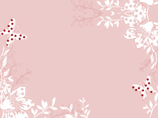 Pink background white flowers ladybugs #2 free wallpaper for desktop - medium preview image