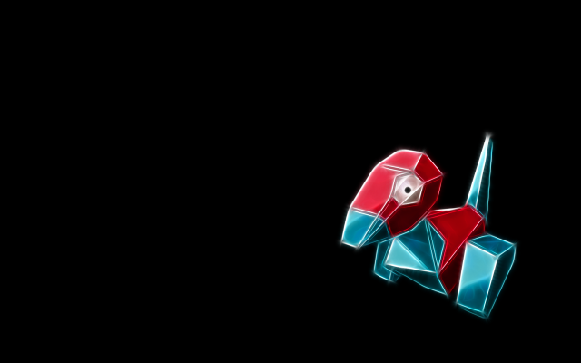 Red blue origami bird black free wallpaper for desktop - medium preview image