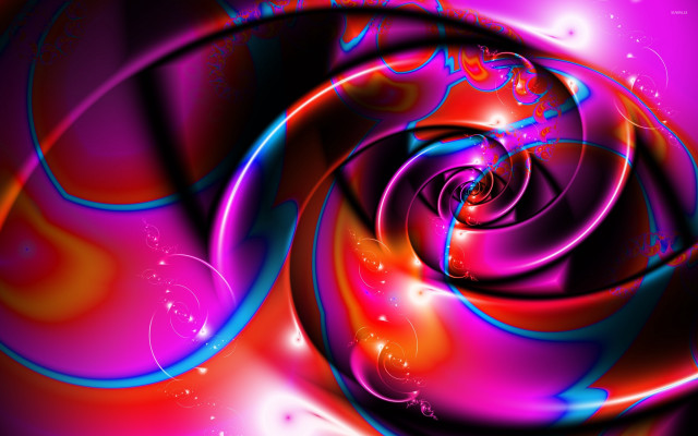 Spiral design purple pink black free wallpaper for desktop - medium preview image