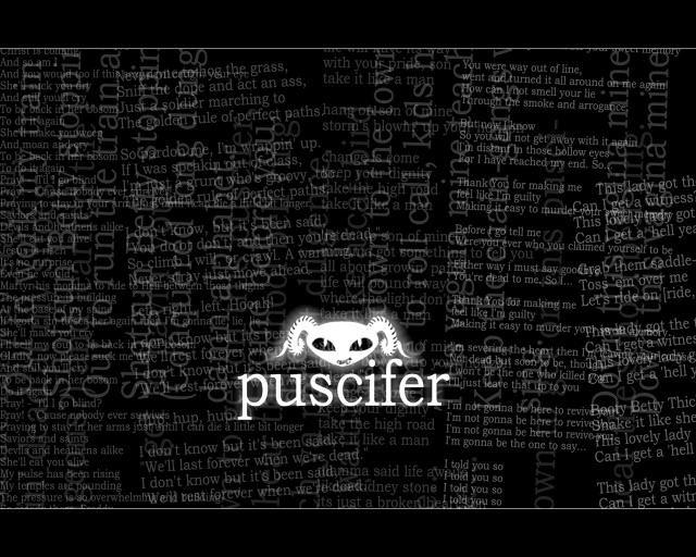 Puscifer black white skull photo free wallpaper for desktop - medium preview image