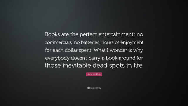 Books perfect entertainment no commercials free wallpaper for desktop - medium preview image