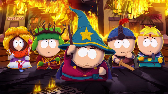 Cartoon characters fireplace background burning free wallpaper for desktop - medium preview image