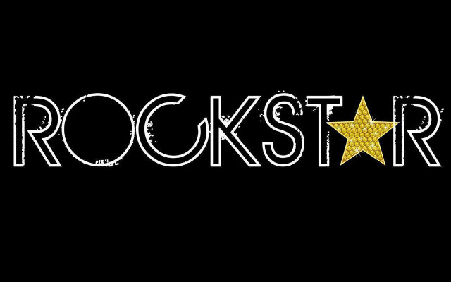 Black yellow star rockstard gold free wallpaper for desktop - medium preview image