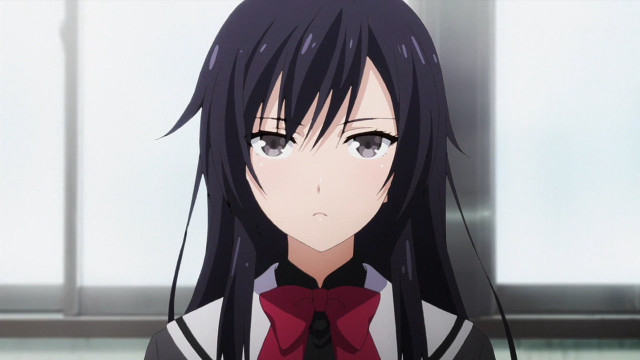 Girl long black hair red #3 free wallpaper for desktop - medium preview image