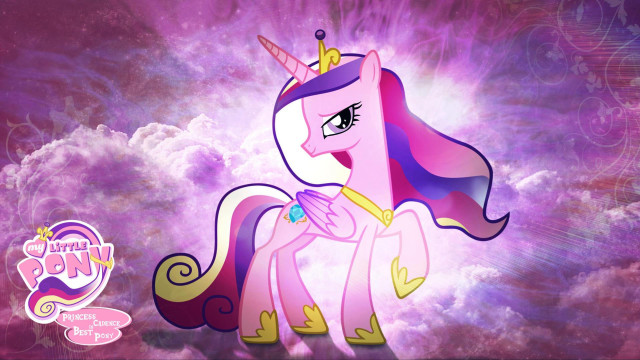 Pink pony crown clouds background free wallpaper for desktop - medium preview image