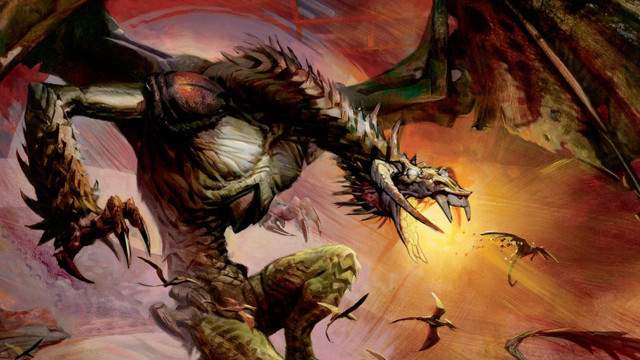 Demon attacking demon sword hand free wallpaper for desktop - medium preview image