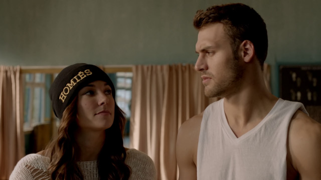 Man woman standing room curtains #2 free wallpaper for desktop - medium preview image