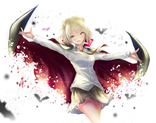 Woman cape red shoulders image free wallpaper for desktop - medium preview image