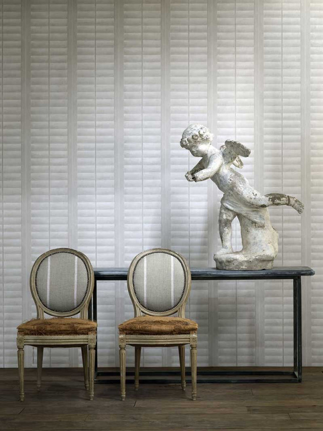 Two chairs table statue vase free wallpaper for mobile - medium preview image