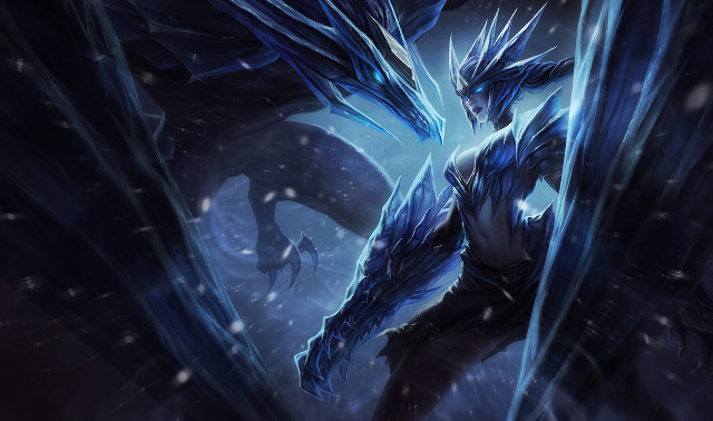 Blue dragon water back wings free wallpaper for desktop - medium preview image