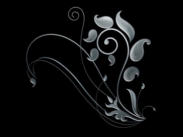 Black white abstract background swirls free wallpaper for desktop - medium preview image