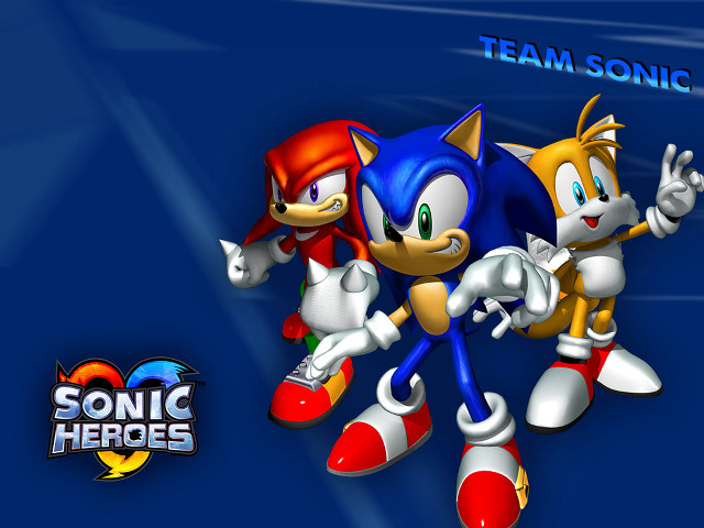 Team sonic hedgehogs running video free wallpaper for desktop - medium preview image