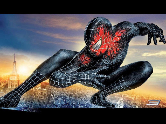 Spider man jumping arms outstretched #2 free wallpaper for desktop - medium preview image