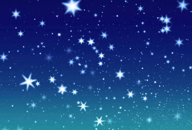 Blue background white stars sky free wallpaper for desktop - medium preview image