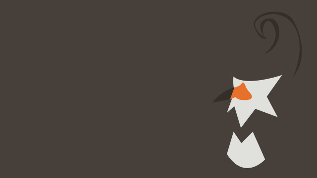 Bird orange white beak black free wallpaper for desktop - medium preview image