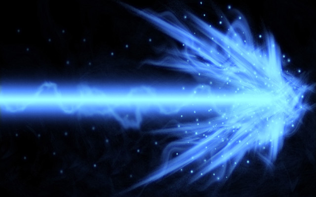 Blue light black background stars free wallpaper for desktop - medium preview image