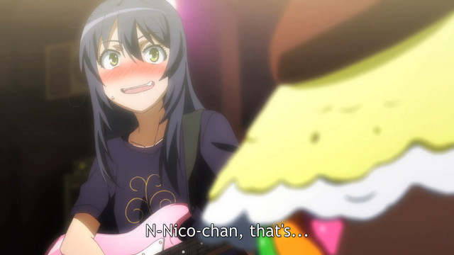 Aguri uchida pink guitar kawaii free wallpaper for desktop - medium preview image