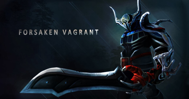 Forsaken vagrant character sword holding free wallpaper for desktop - medium preview image