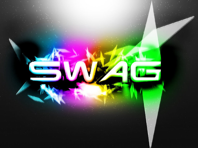 Colorful star swag white center free wallpaper for desktop - medium preview image