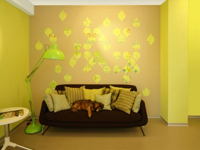 Dog couch wallpaper lamp room free wallpaper for desktop - medium preview image