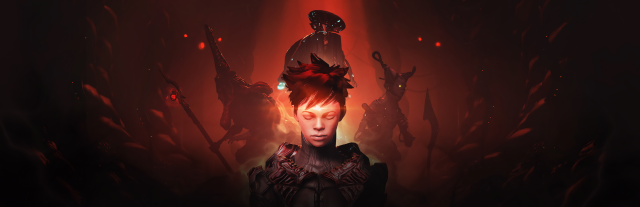 Strange man red light head free wallpaper for desktop - medium preview image